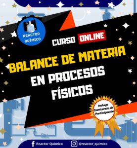 Curso Balance de Materia en Procesos Físicos