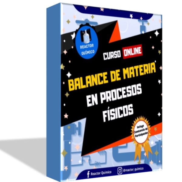 Curso balance de materia en procesos físicos