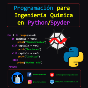 Programación para ingeniería química en Python / Spyder