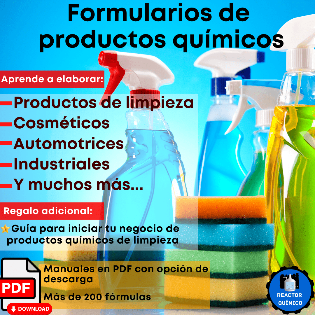 Formularios de productos químicos